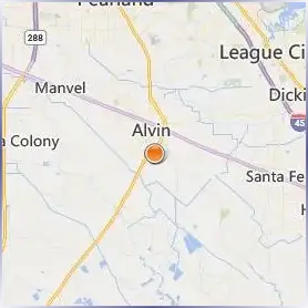 Alvin Community College Location Map