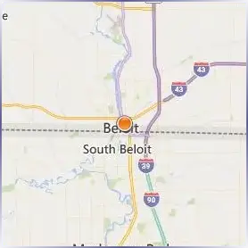 Beloit College Location Map