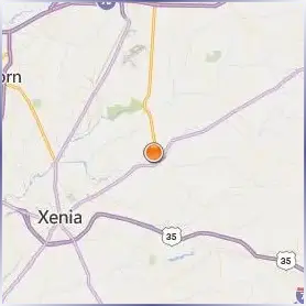 Cedarville University Location Map