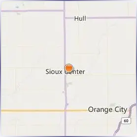 Dordt University Location Map