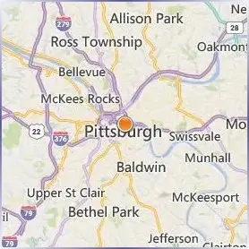 Duquesne University Location Map Duquesne University Location Map