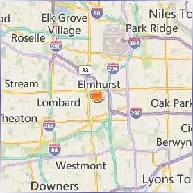 Elmhurst University Location Map Elmhurst University Location Map