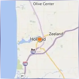 Hope College Location Map Hope College Location Map