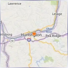 Marshall University Location Map