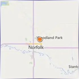Northeast Community College Location Map