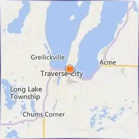 Northwestern Michigan College Location Map