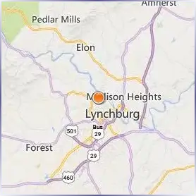 Randolph College Location Map