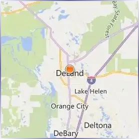 Stetson University Location Map Stetson University Location Map