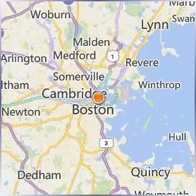 Suffolk University Location Map