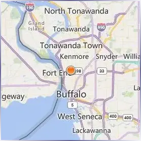 SUNY Buffalo State University Location Map