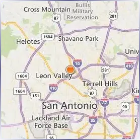 The University of Texas Health Science Center at San Antonio Location Map