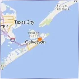 The University of Texas Medical Branch at Galveston Location Map