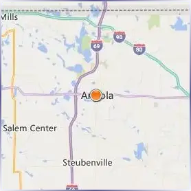 Trine University Location Map Trine University Location Map