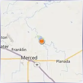 University of California Merced Location Map University of California Merced Location Map