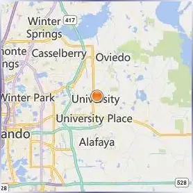 University of Central Florida Location Map University of Central Florida Location Map