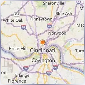University of Cincinnati Location Map University of Cincinnati Location Map
