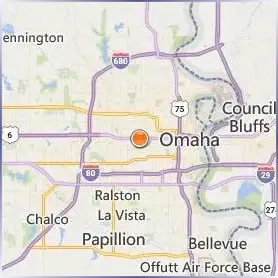 University of Nebraska at Omaha Location Map
