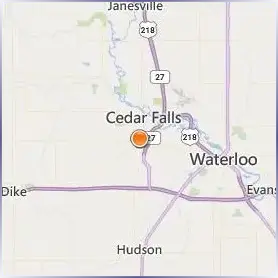 University of Northern Iowa Location Map University of Northern Iowa Location Map