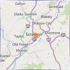 University of Scranton Location Map