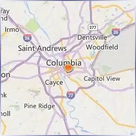 University of South Carolina Columbia Location Map University of South Carolina Columbia Location Map