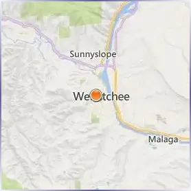 Wenatchee Valley College Location Map