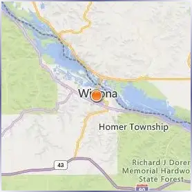 Winona State University Location Map Winona State University Location Map